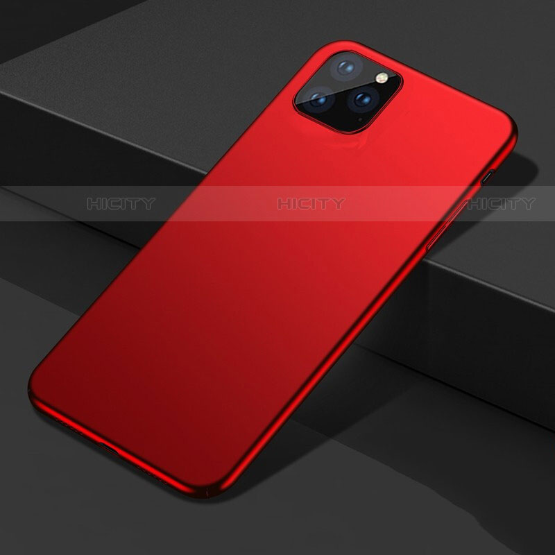 Coque Plastique Rigide Etui Housse Mat M02 pour Apple iPhone 11 Pro Rouge Plus