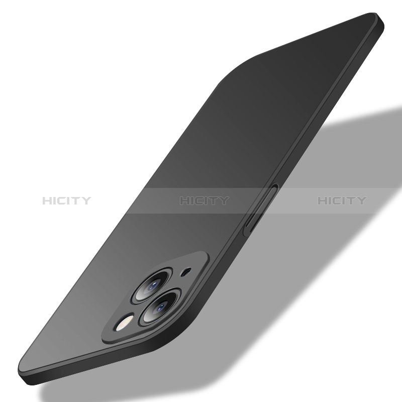 Coque Plastique Rigide Etui Housse Mat M02 pour Apple iPhone 15 Noir Plus