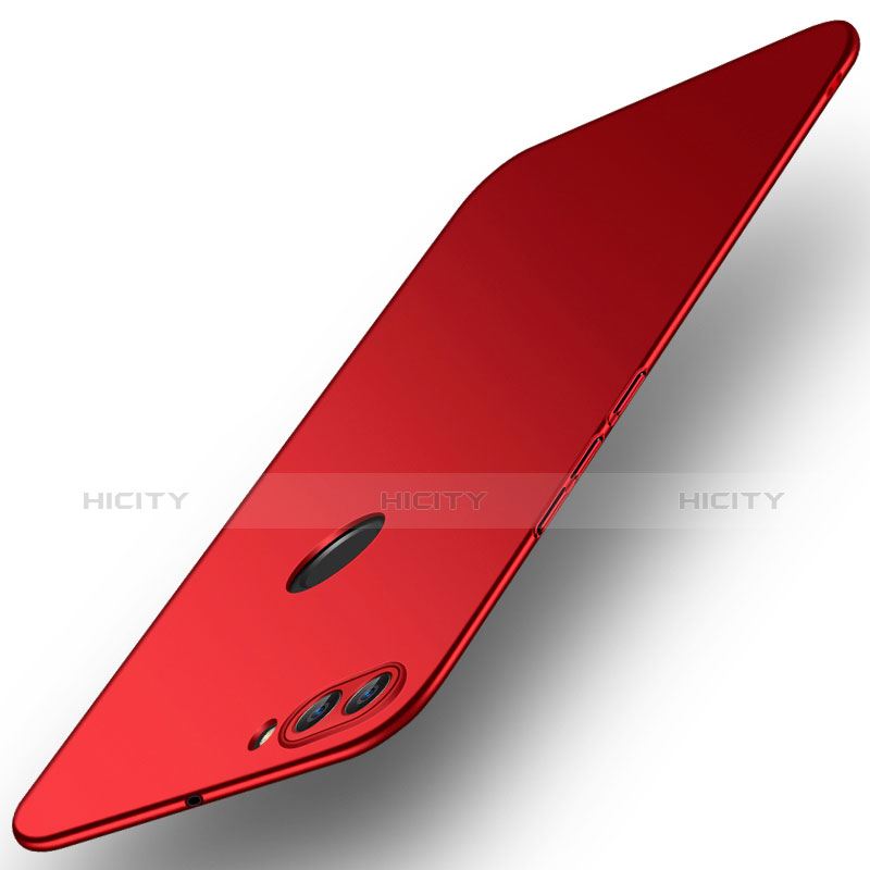 Coque Plastique Rigide Etui Housse Mat M02 pour Huawei Enjoy 8 Plus Rouge Plus