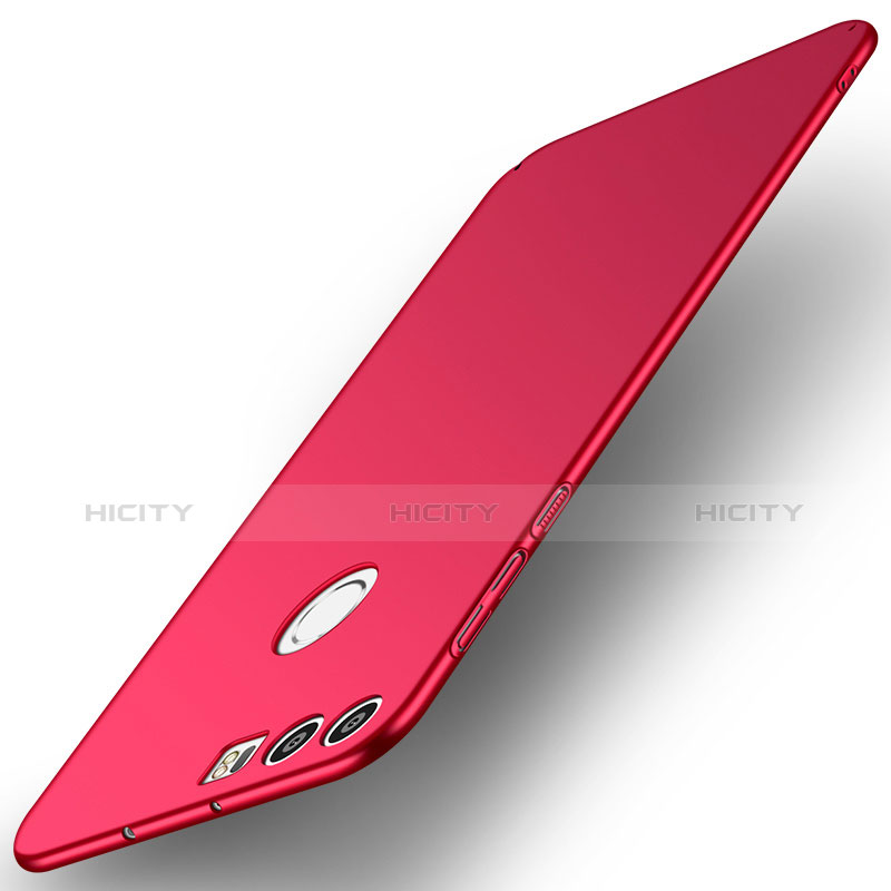 Coque Plastique Rigide Etui Housse Mat M02 pour Huawei Honor 8 Rouge Plus