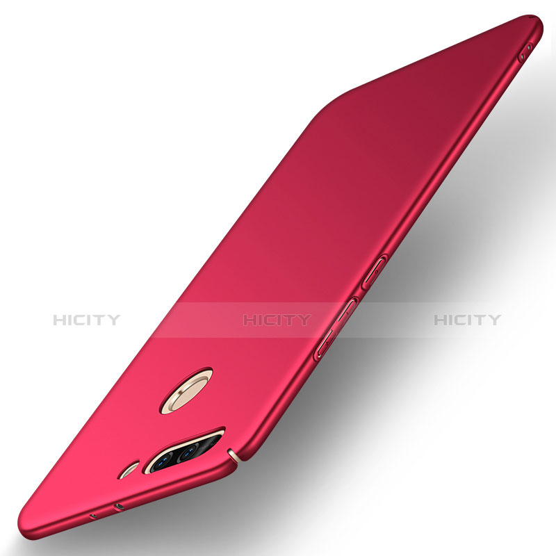 Coque Plastique Rigide Etui Housse Mat M02 pour Huawei Honor V9 Rouge Plus
