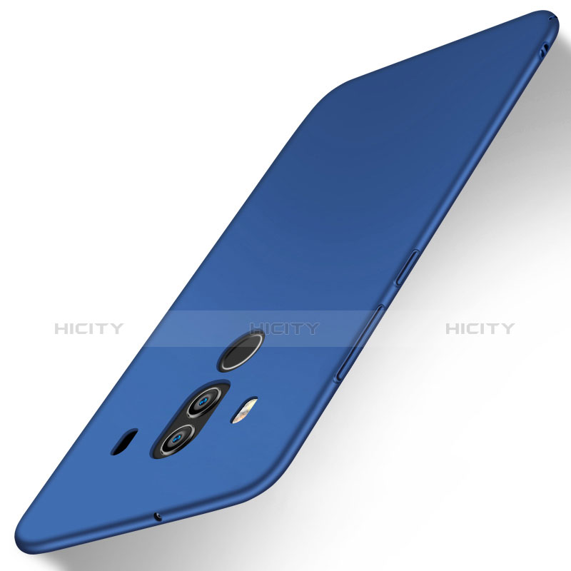 Coque Plastique Rigide Etui Housse Mat M02 pour Huawei Mate 10 Pro Bleu Plus