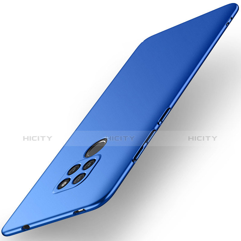 Coque Plastique Rigide Etui Housse Mat M02 pour Huawei Mate 20 Bleu Plus