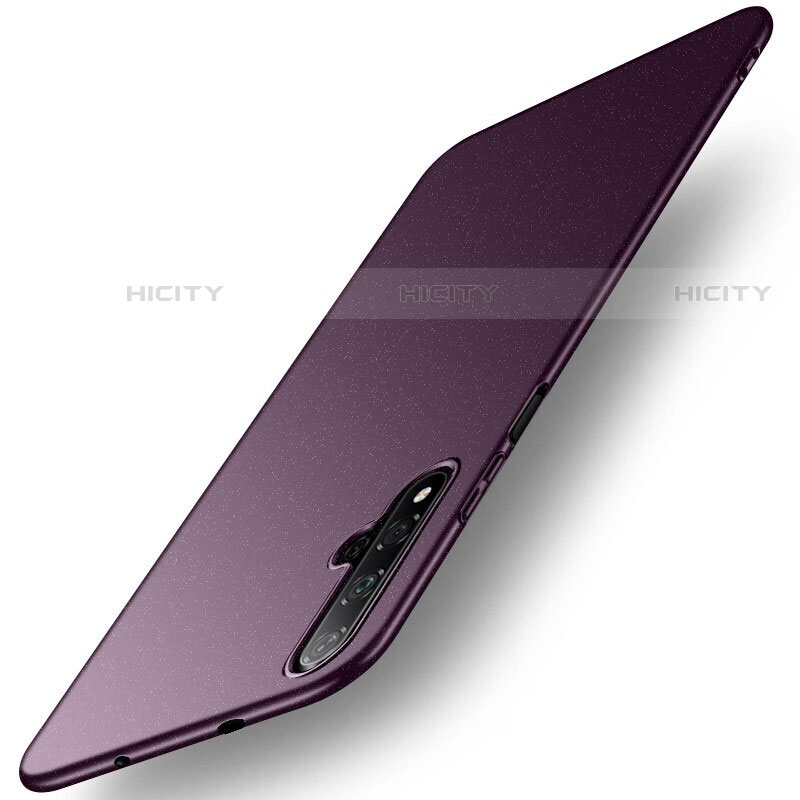 Coque Plastique Rigide Etui Housse Mat M02 pour Huawei Nova 5T Violet Plus