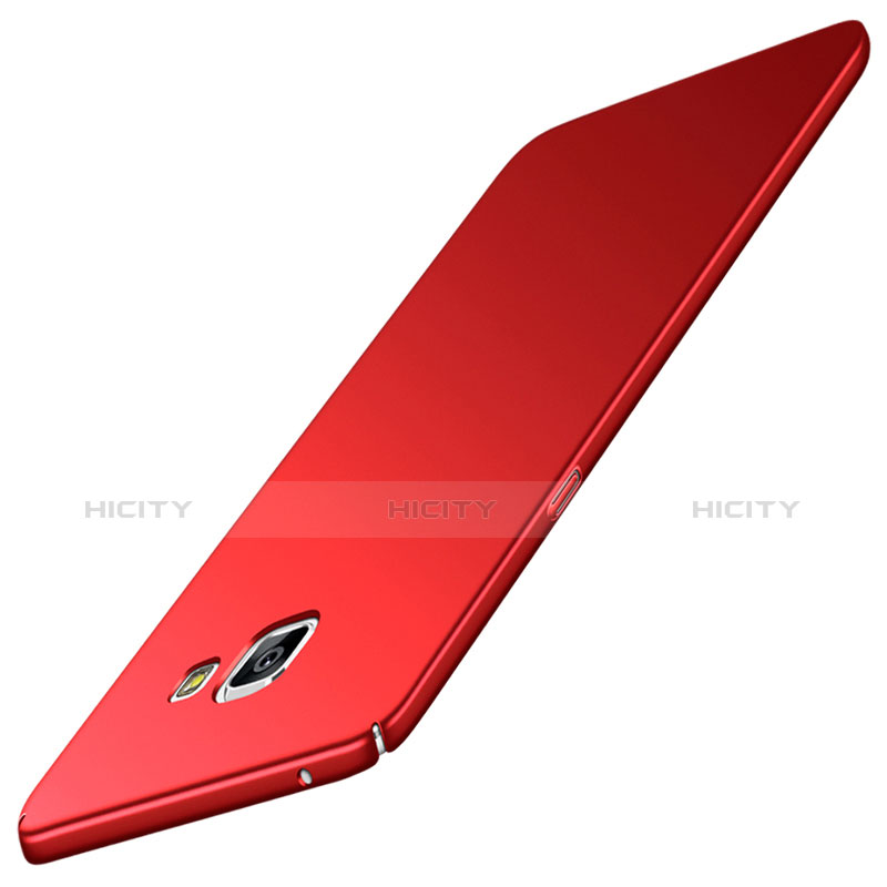 Coque Plastique Rigide Etui Housse Mat M02 pour Samsung Galaxy A5 (2016) SM-A510F Rouge Plus
