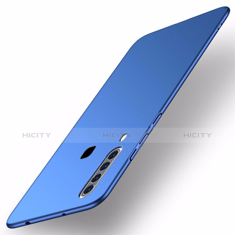 Coque Plastique Rigide Etui Housse Mat M02 pour Samsung Galaxy A9s Bleu Plus
