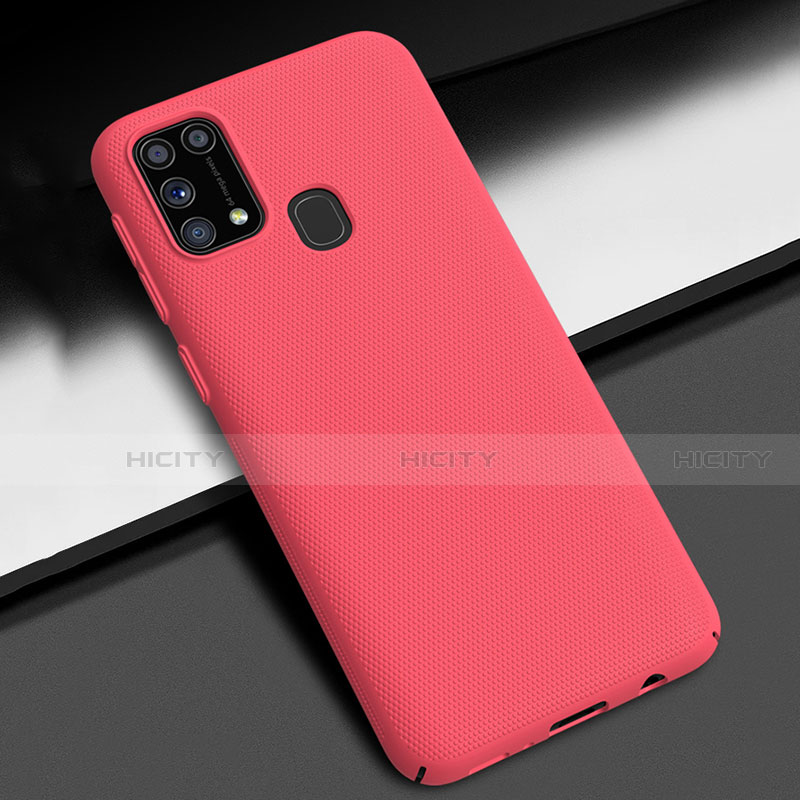 Coque Plastique Rigide Etui Housse Mat M02 pour Samsung Galaxy M21s Rouge Plus