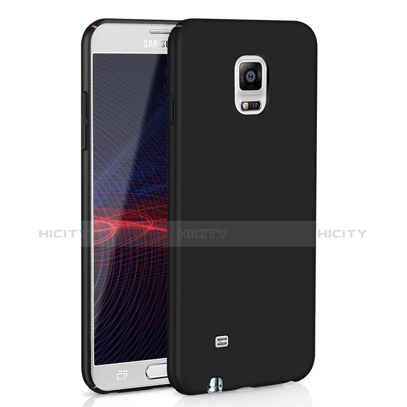 Coque Plastique Rigide Etui Housse Mat M02 pour Samsung Galaxy Note 4 SM-N910F Noir Plus
