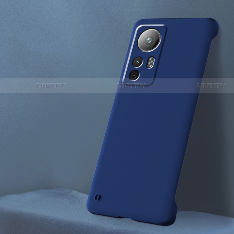 Coque Plastique Rigide Etui Housse Mat M02 pour Xiaomi Mi 12 Pro 5G Bleu Plus