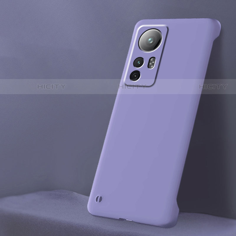 Coque Plastique Rigide Etui Housse Mat M02 pour Xiaomi Mi 12 Pro 5G Violet Clair Plus