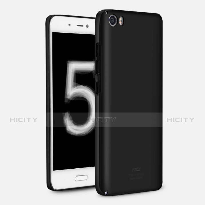 Coque Plastique Rigide Etui Housse Mat M02 pour Xiaomi Mi 5 Noir Plus