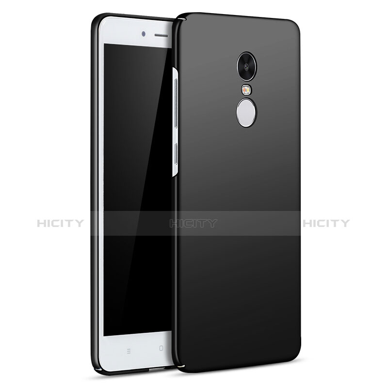 Coque Plastique Rigide Etui Housse Mat M02 pour Xiaomi Redmi Note 4X High Edition Noir Plus