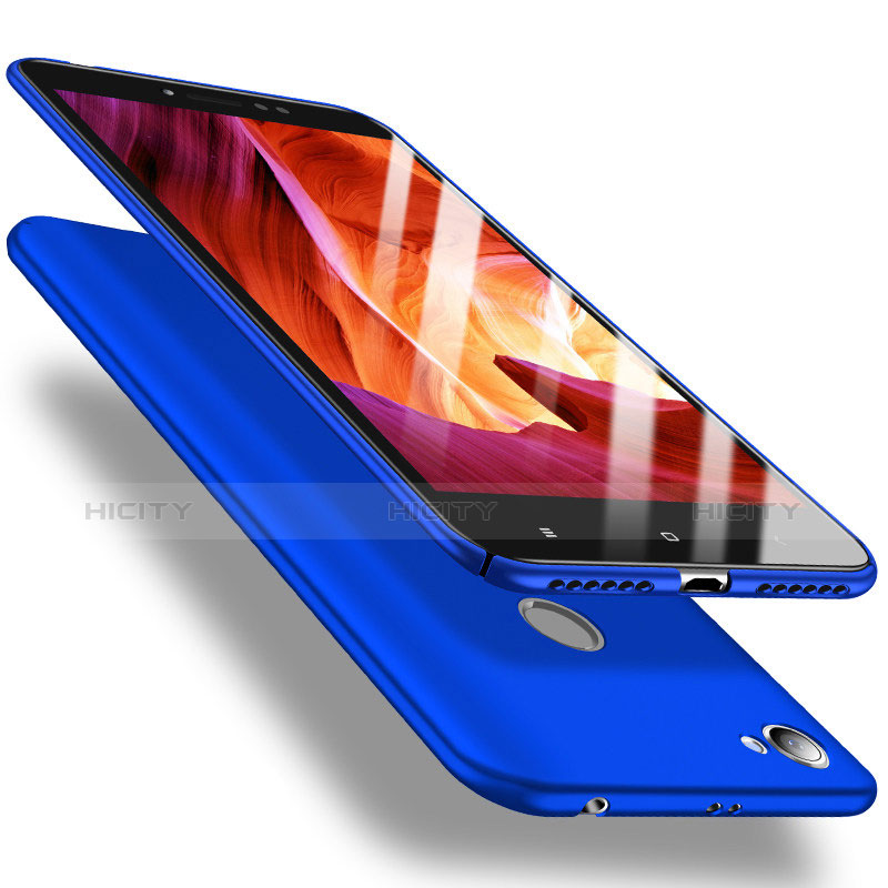 Coque Plastique Rigide Etui Housse Mat M02 pour Xiaomi Redmi Y1 Bleu Plus