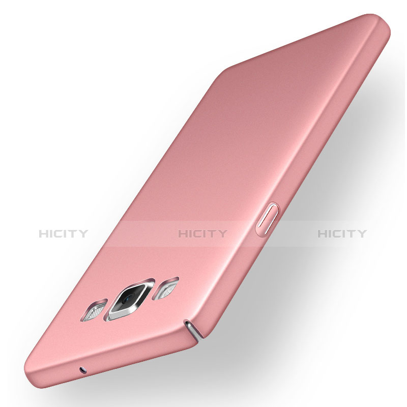 Coque Plastique Rigide Etui Housse Mat M03 pour Samsung Galaxy A5 Duos SM-500F Rose Plus