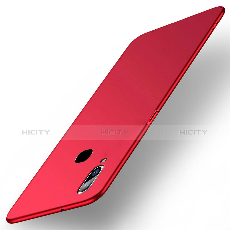 Coque Plastique Rigide Etui Housse Mat M03 pour Samsung Galaxy A6s Rouge Plus