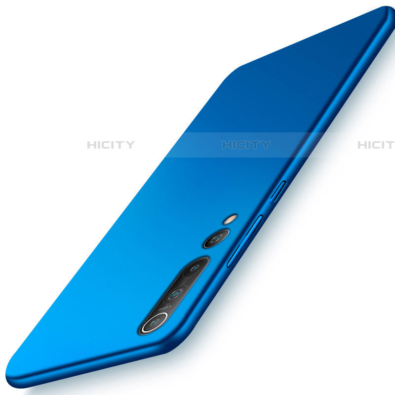Coque Plastique Rigide Etui Housse Mat M03 pour Xiaomi Mi 10 Pro Bleu Plus