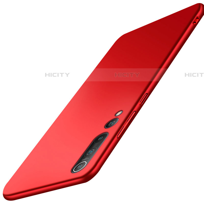 Coque Plastique Rigide Etui Housse Mat M03 pour Xiaomi Mi 10 Pro Rouge Plus