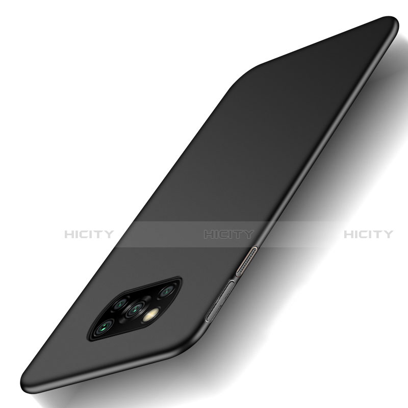 Coque Plastique Rigide Etui Housse Mat M03 pour Xiaomi Poco X3 NFC Noir Plus