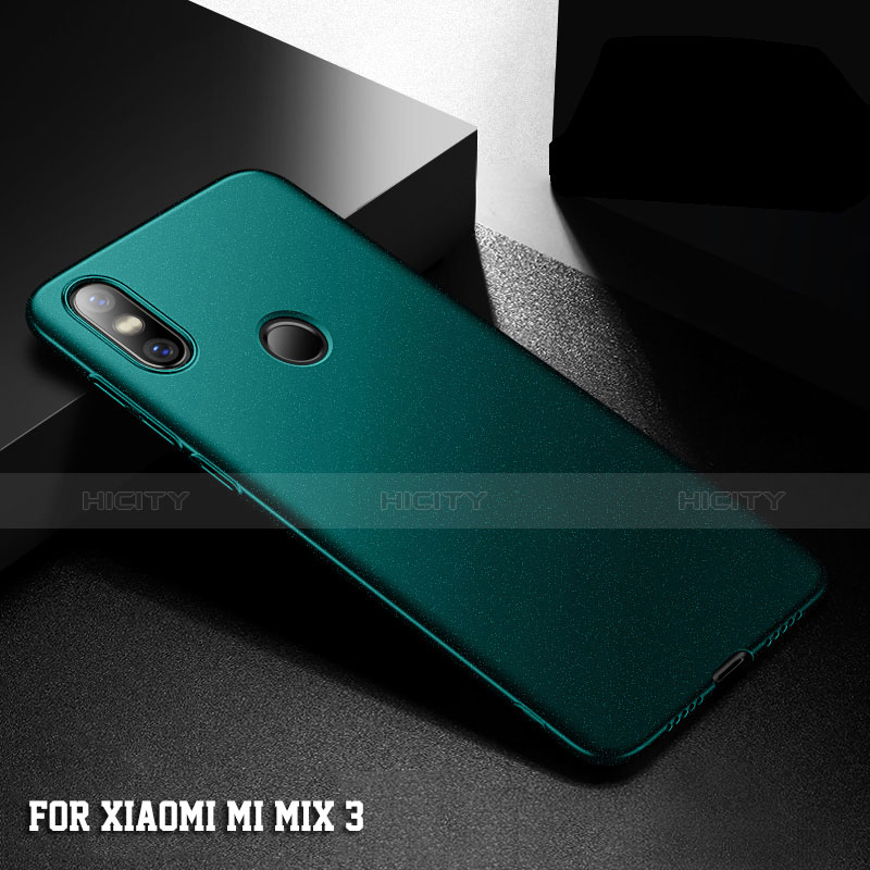 Coque Plastique Rigide Etui Housse Mat M05 pour Xiaomi Mi Mix 3 Vert Plus