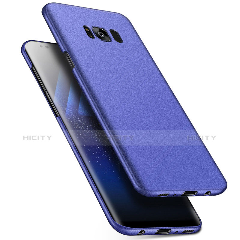 Coque Plastique Rigide Etui Housse Mat M17 pour Samsung Galaxy S8 Bleu Plus