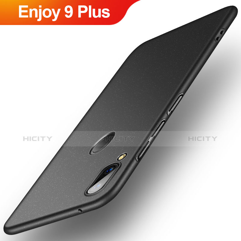 Coque Plastique Rigide Etui Housse Mat P01 pour Huawei Enjoy 9 Plus Noir Plus