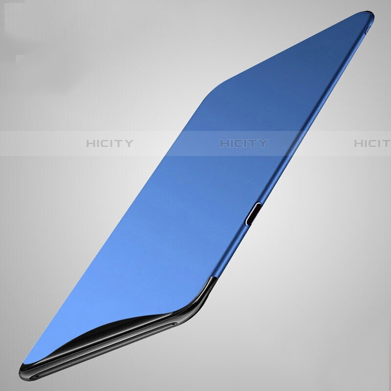 Coque Plastique Rigide Etui Housse Mat P01 pour Oppo Find X Super Flash Edition Bleu Plus