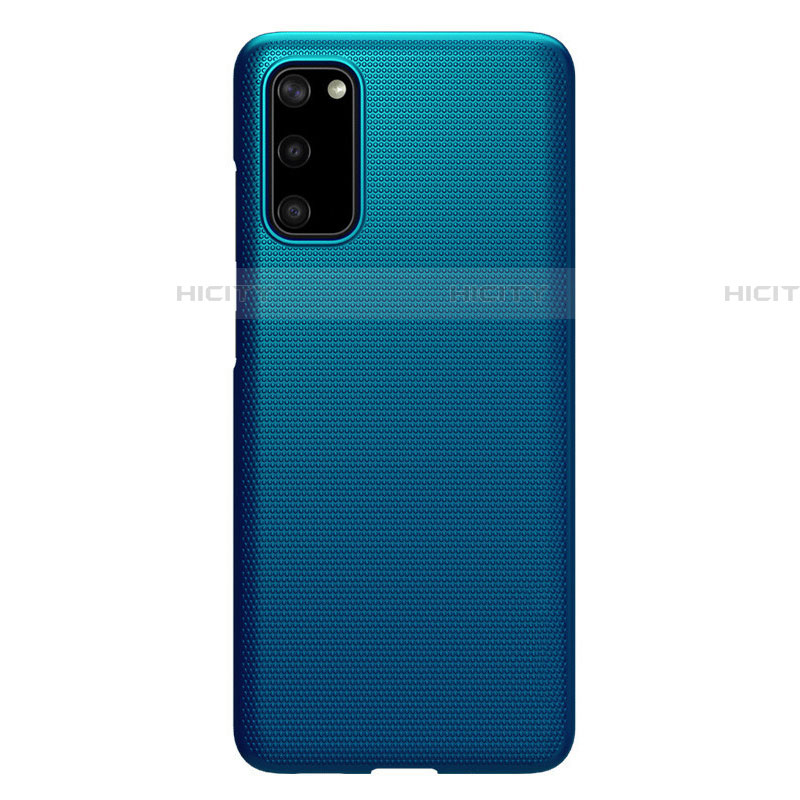 Coque Plastique Rigide Etui Housse Mat P01 pour Samsung Galaxy S20 Bleu Plus