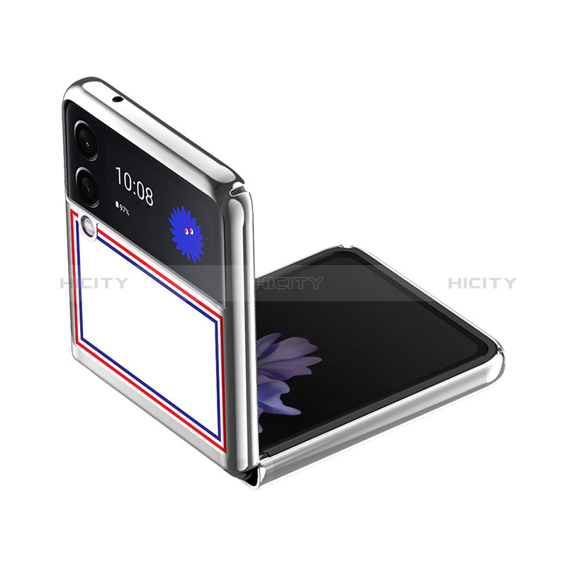 Coque Plastique Rigide Etui Housse Mat P01 pour Samsung Galaxy Z Flip3 5G Plus