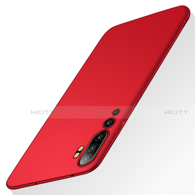 Coque Plastique Rigide Etui Housse Mat P01 pour Xiaomi Mi Note 10 Rouge Plus