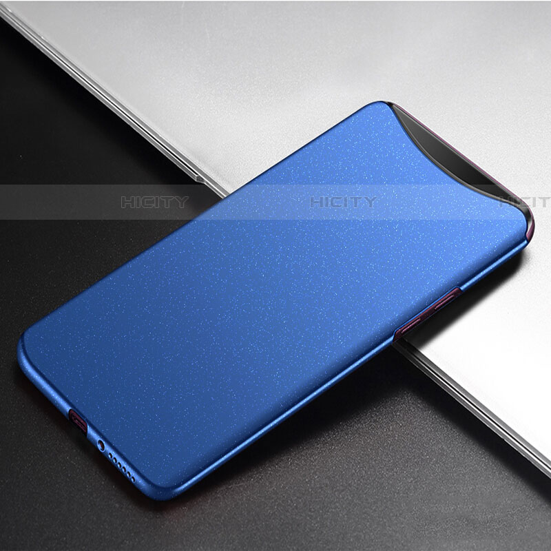 Coque Plastique Rigide Etui Housse Mat P02 pour Oppo Find X Super Flash Edition Bleu Plus