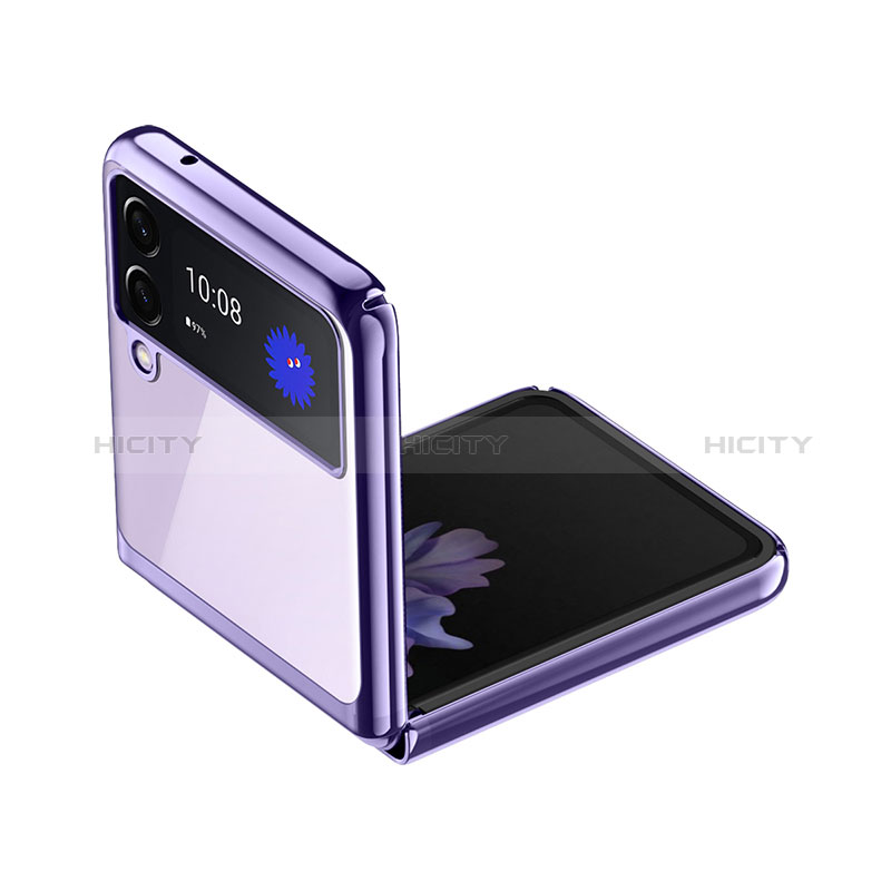 Coque Plastique Rigide Etui Housse Mat P02 pour Samsung Galaxy Z Flip3 5G Plus