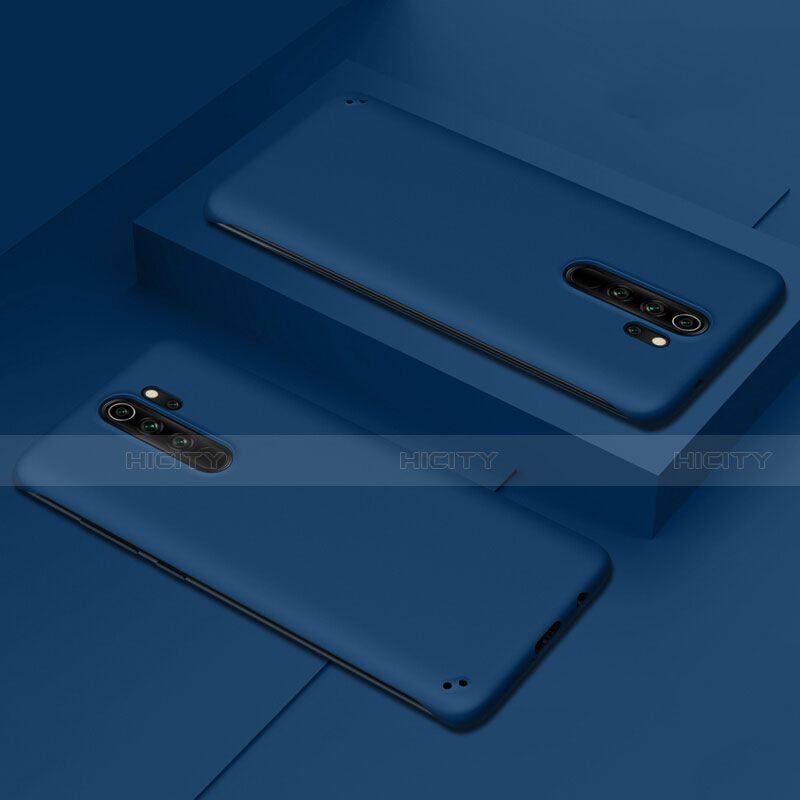 Coque Plastique Rigide Etui Housse Mat P02 pour Xiaomi Redmi Note 8 Pro Bleu Plus