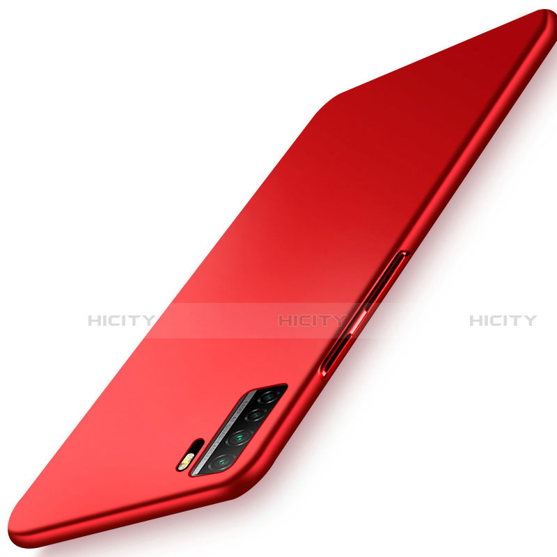 Coque Plastique Rigide Etui Housse Mat P03 pour Huawei P40 Lite 5G Rouge Plus