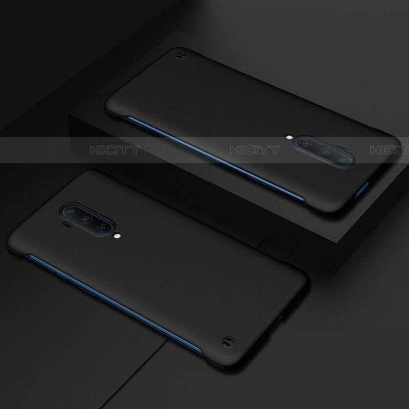 Coque Plastique Rigide Etui Housse Mat P03 pour OnePlus 7T Pro Noir Plus