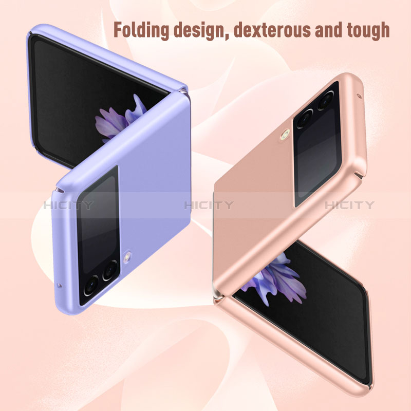 Coque Plastique Rigide Etui Housse Mat P06 pour Samsung Galaxy Z Flip3 5G Plus