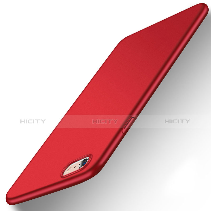 Coque Plastique Rigide Etui Housse Mat P08 pour Apple iPhone 6 Rouge Plus