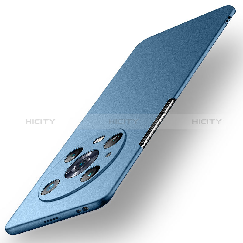 Coque Plastique Rigide Etui Housse Mat pour Huawei Honor Magic4 Pro 5G Bleu Plus