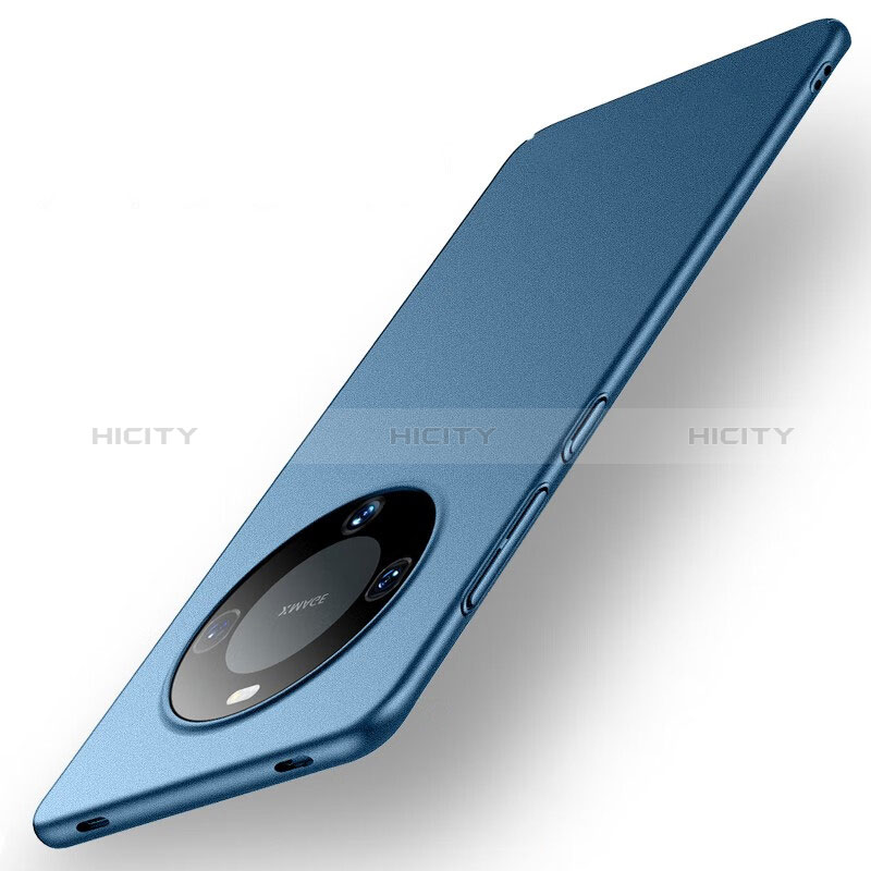 Coque Plastique Rigide Etui Housse Mat pour Huawei Mate 60 Pro+ Plus Bleu Plus