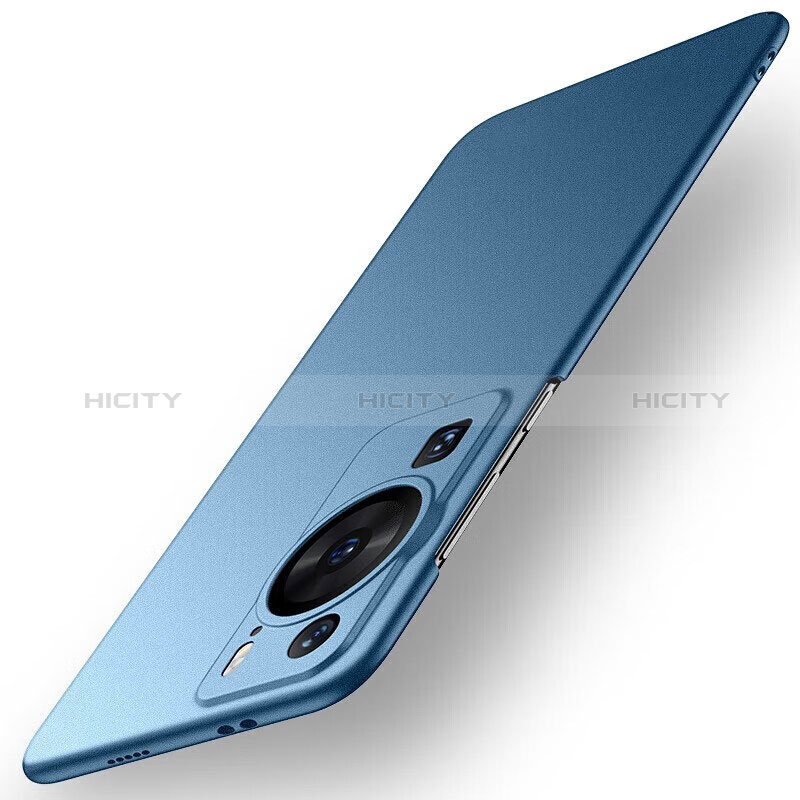 Coque Plastique Rigide Etui Housse Mat pour Huawei P60 Bleu Plus