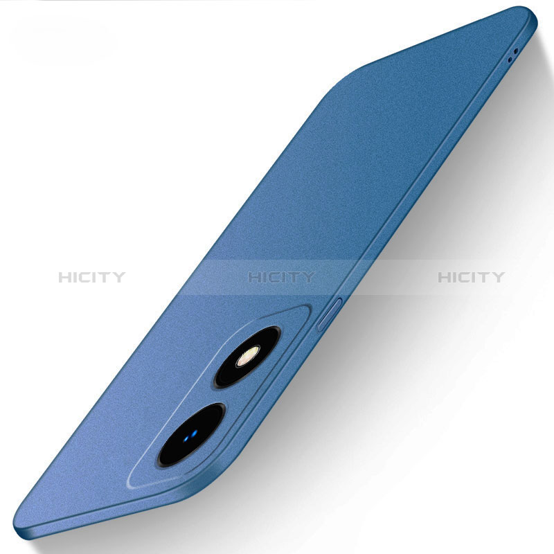 Coque Plastique Rigide Etui Housse Mat pour Oppo A2x 5G Bleu Plus