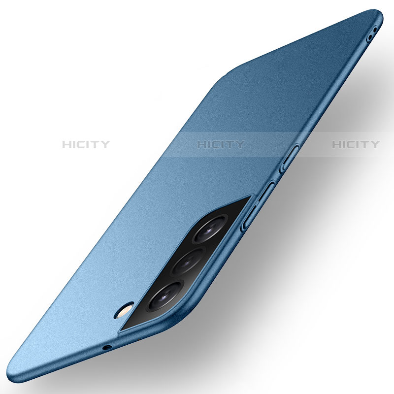 Coque Plastique Rigide Etui Housse Mat pour Samsung Galaxy S21 Plus 5G Bleu Plus