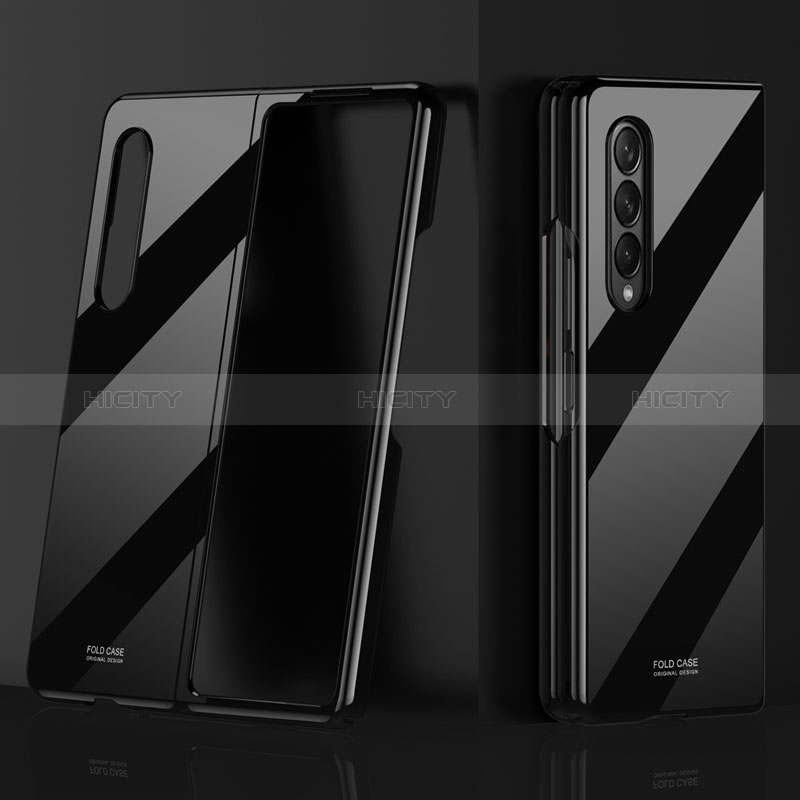 Coque Plastique Rigide Etui Housse Mat pour Samsung Galaxy Z Fold3 5G Noir Plus
