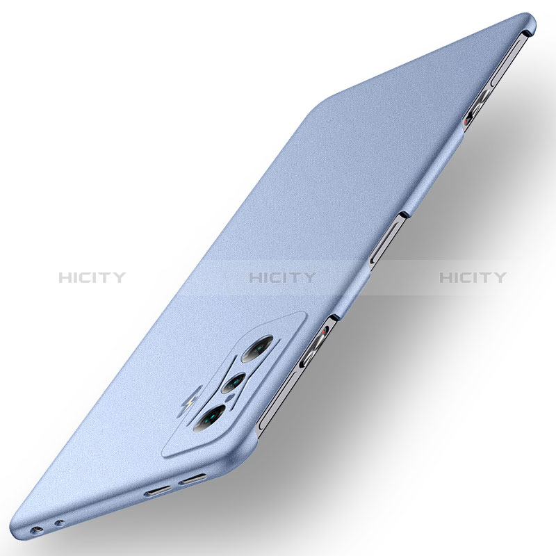 Coque Plastique Rigide Etui Housse Mat pour Xiaomi Poco F4 GT 5G Bleu Clair Plus