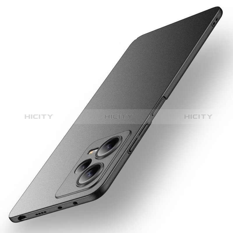 Coque Plastique Rigide Etui Housse Mat pour Xiaomi Redmi Note 12 Pro 5G Noir Plus
