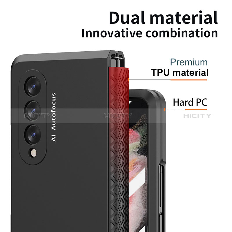 Coque Plastique Rigide Etui Housse Mat R02 pour Samsung Galaxy Z Fold3 5G Plus