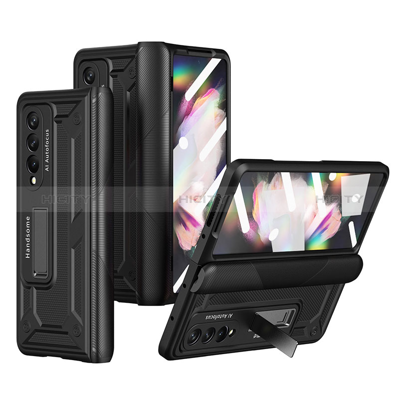 Coque Plastique Rigide Etui Housse Mat R03 pour Samsung Galaxy Z Fold3 5G Noir Plus