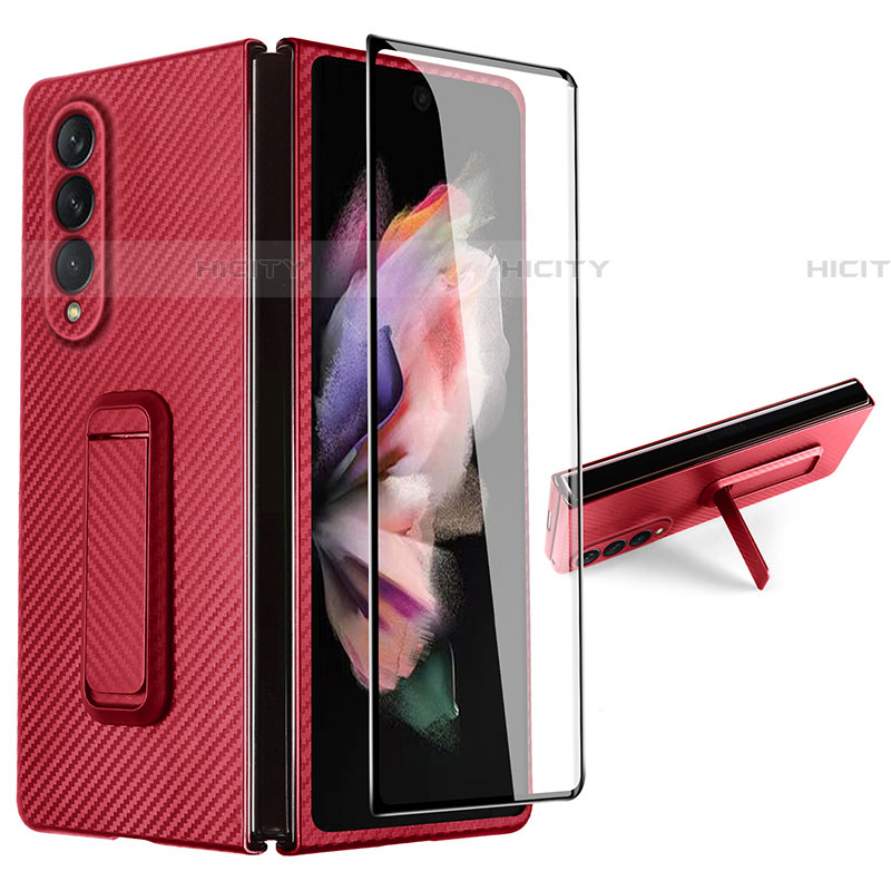 Coque Plastique Rigide Etui Housse Mat R06 pour Samsung Galaxy Z Fold4 5G Rouge Plus