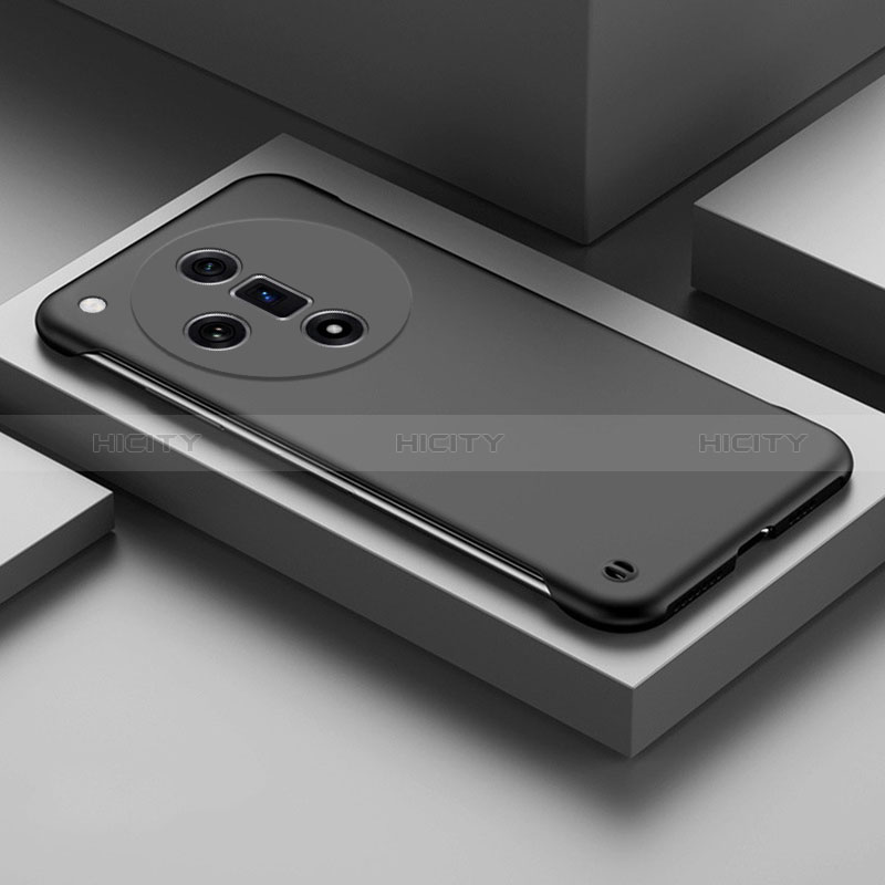 Coque Plastique Rigide Etui Housse Mat Sans Cadre P01 pour Oppo Find X7 Ultra 5G Noir Plus
