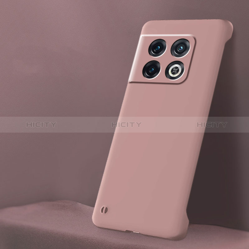 Coque Plastique Rigide Etui Housse Mat Sans Cadre pour OnePlus 10 Pro 5G Rose Plus