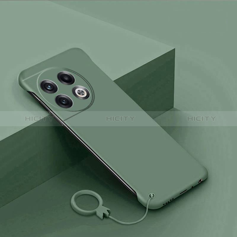 Coque Plastique Rigide Etui Housse Mat Sans Cadre pour OnePlus Ace 2 Pro 5G Vert Plus